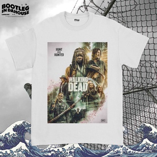 เสื้อยืด พิมพ์ลาย Walking Dead Hunt And Hunted Film สําหรับผู้ชายS-5XL