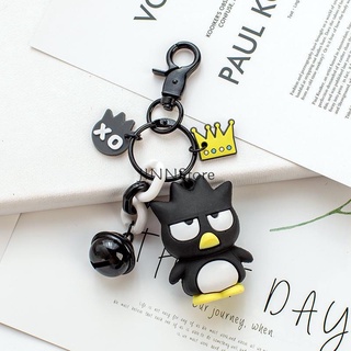 ภาพขนาดย่อของสินค้าJINNStore แฟชั่น Sanrio น่ารัก Bad Badtz Maru พวงกุญแจพวงกุญแจการ์ตูนสร้างสรรค์กระเป๋าโทรศัพท์มือถือจี้รถสนุก Kuromi Keroppi พวงกุญแจ