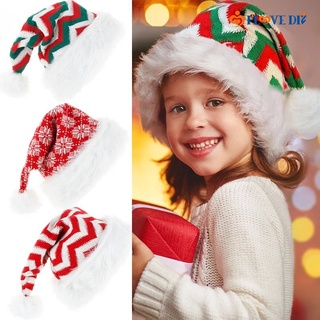 หมวกซานตาคลอส ผ้ากํามะหยี่ขนนิ่ม ลายเกล็ดหิมะ ให้ความอบอุ่น เหมาะกับของขวัญคริสต์มาส แฟชั่นฤดูหนาว สําหรับเด็ก จํานวน 1 ชิ้น