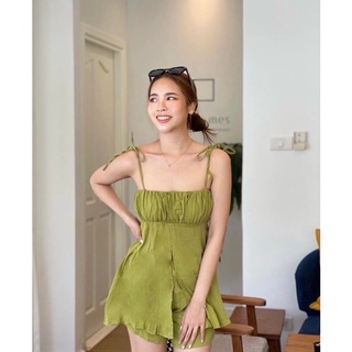 [สินค้าพร้อมส่ง] SET 2 ชิ้นเย็บย่นผ้าใส่สบายใส่ได้ทุกวัน | AvaShop9Clothes