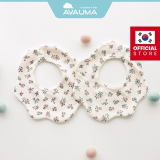 [5+1 Event] AVAUMA ผ้ากันเปื้อนให้อาหาร ลายดอกเดซี่ 2 สี สําหรับเด็กผู้ชาย ผู้หญิง