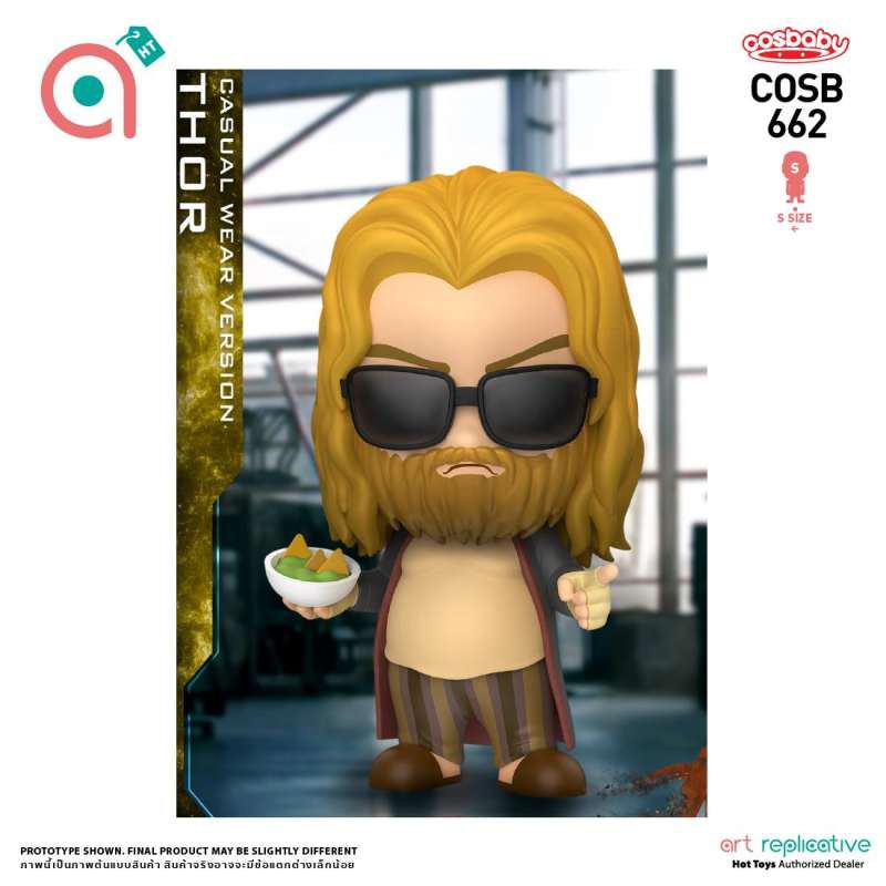 cosbaby-thor-casual-wear-version-bobble-head-โมเดล-ฟิกเกอร์-ตุ๊กตา-from-hot-toys