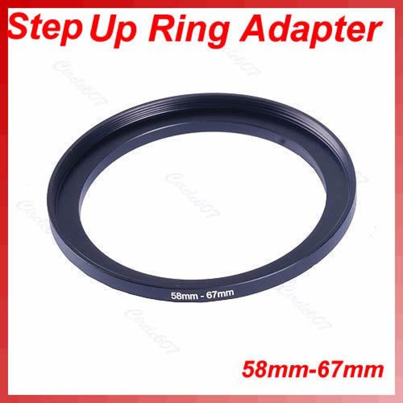 ภาพหน้าปกสินค้าS 1 PC Metal 58mm-67mm 58-67 mm 58 to 67 Step Up Filter Ring Adapter Black จากร้าน supermanb.th บน Shopee