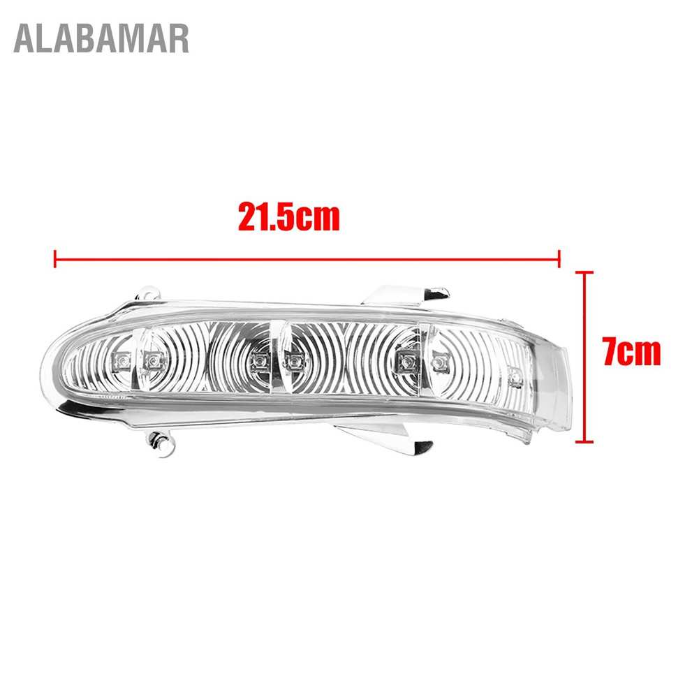 alabama-เลนส์กระจกมองข้าง-ไฟเลี้ยว-led-เลนส์ใส-สําหรับ-mercedes-benz-w215-cl215-w220-99-03