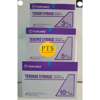 ภาพขนาดย่อของภาพหน้าปกสินค้าไซริงค์ป้อนยา เด็ก Terumo Syringe 3-5-10 ซีซี (ขายแยก ราคาต่อ 1 อัน) จากร้าน pts.worldmedic บน Shopee