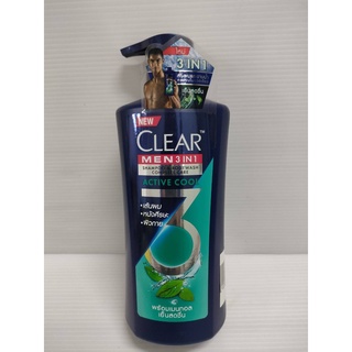 สินค้า Clear Men Cool Sport Menthol NEW!! Limited Edition สูตรเย็นสุดขั้ว/ DEEP Cleanse  410/450 มล.