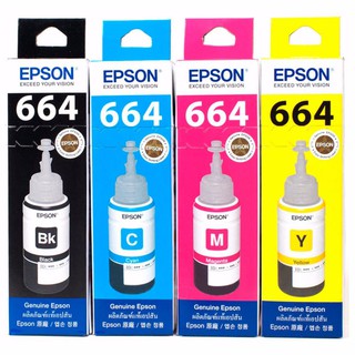 ภาพขนาดย่อของสินค้าหมึกเติม Epson T664 มาพร้อมกล่อง (ของแท้100%)