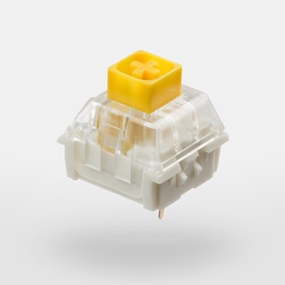สินค้า [Linear] KAILH BOX SWITCHES - Box Dark Yellow สวิทช์จังหวะเดียวสีเหลืองเข้ม น้ำหนัก 80g แรงสะใจสำหรับคนมือหนัก ชอบแน่นอน