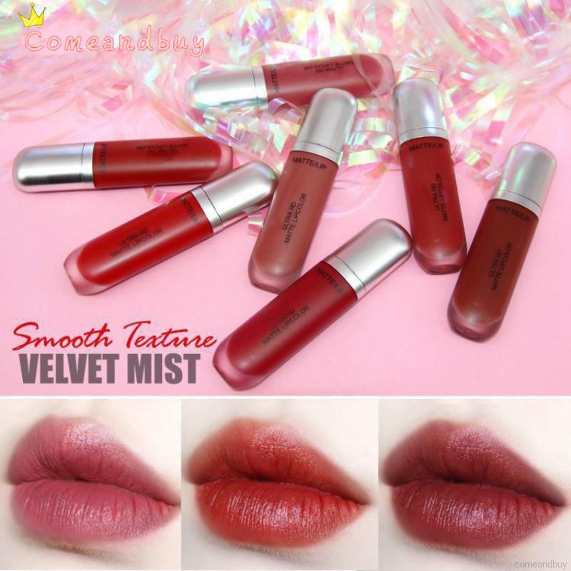 NOVO🔥ใหม่Hot สุดๆ 🔥(พร้อมส่ง/ของแท้) โนโว matte Liquid Lipstick ลิปกลอส ไอติม Lip Gloss