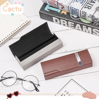 สินค้า Cactu ใหม่ กล่องแว่นตาแฟชั่น ทรงสี่เหลี่ยมผืนผ้า แบบพกพา หลากสีสัน สําหรับทุกเพศ