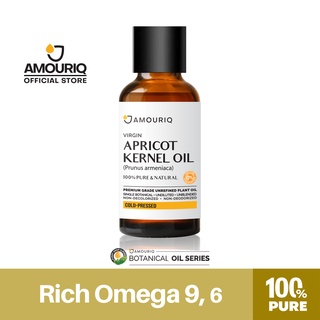 AMOURIQ นํ้ามันแอพริคอต สกัดเย็นบริสุทธิ์ 100% Pure Apricot Oil Virgin Cold-pressed แอพริคอท เเอปริคอต แอพพริคอต