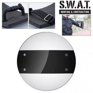 SWAT SHIELD โล่กลม โปร่งใส โล่ตำรวจ Police ทหาร Soldier ปราบจลาจล โล่กันดาบซามูไร ทนทาน รุ่น K 11