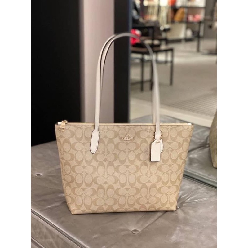 New coach tote zip 14 Shopee Thailand