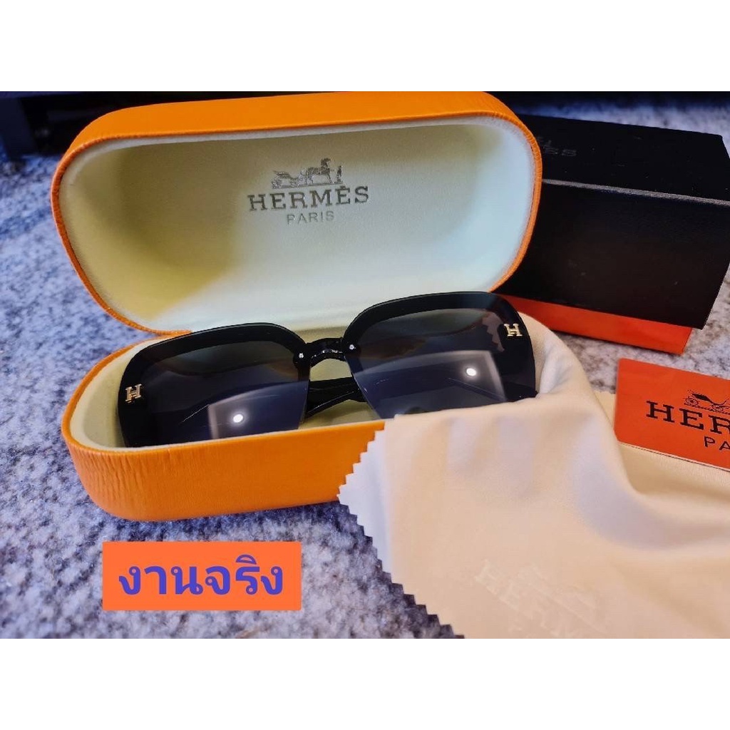 แว่นกันแดด-hermes-งานฮิตตามหามานาน-สายแฟพลาดได้ไง-อุปกรณ์ครบ-พร้อมส่งทุกวัน