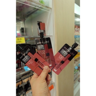 (1ซอง)Maybelline Sensational Liquid Matte เมย์เบลลีน นิวยอร์ก เซนเซชั่นแนล ลิควิค แมท ลิปซอง