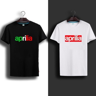 เสื้อยืดแขนสั้น พิมพ์ลาย aprilia aprilia Heavy Motorcycle Friends Club ดัดแปลง สําหรับแฟนคลับS-5XL