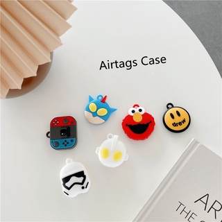 เคสซิลิโคน TPU แบบนิ่ม ลายการ์ตูนชินจัง พร้อมพวงกุญแจ สําหรับ Airtag