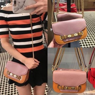 ส่งฟรี+ผ่อน 0%🌈 มือ 1 ตำหนิ New COACH BLAKE CROSSBODY 20  F32099