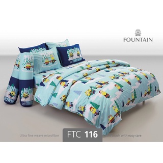 FTC116: ผ้าปูที่นอน ลาย Minion/Fountain