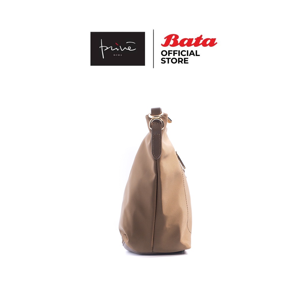 bata-บาจา-ยี่ห้อ-prive-กระเป๋าสะพายไหล่-กระเป๋าสะพายผ้าไน่ล่อน-shoulder-bag-น้ำหนักเบา-สำหรับผู้หญิง-รุ่น-vivian-สีกากี-9074015