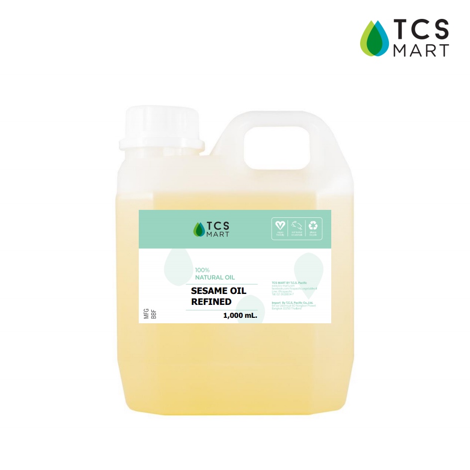 น้ำมันเมล็ดงาขาว 100 (เกรดยา) (Sesame Oil Refined [USP Grade]) 1000 mL