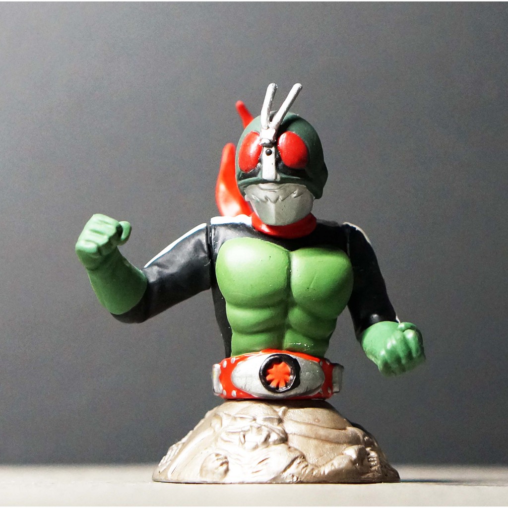 Bandai Showa Kamen Rider BEST 7 Bust Figure มดแดง มาสค์ไรเดอร์ Showa ...