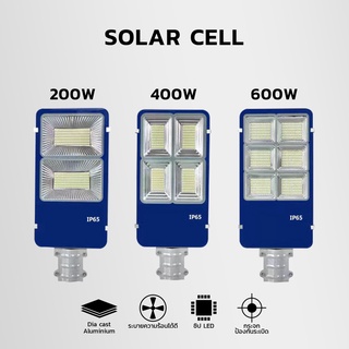 ABL ไฟโซลาเซลแท้เกรดพรีเมี่ยม 200-600W โคมถนน โคมไฟถนนพลังงานแสงอาทิตย์ ไฟโซล่าเซลล์ ไฟถนน ไฟสนาม ดีไซด์ทันสมัย