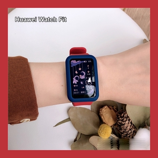 ภาพหน้าปกสินค้าสายนาฬิกาข้อมือซิลิโคน 2 In 1 สําหรับ Huawei Watch ที่เกี่ยวข้อง