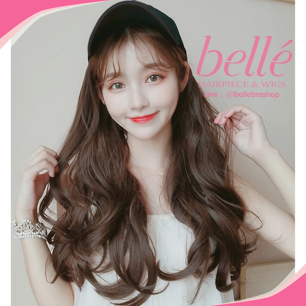 belle-วิกผม-หมวกวิก-ลอนวอลลุ่ม-สไตล์เกาหลี-พร้อมส่ง-อินเทรนด์สุดๆ