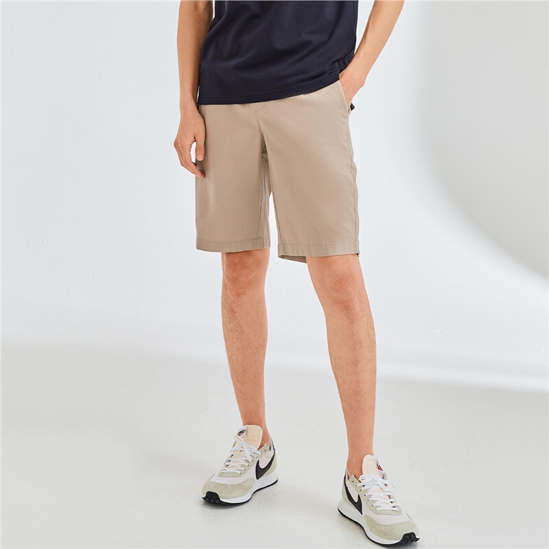 ภาพหน้าปกสินค้าGIORDANO กางเกงขาสั้นผู้ชาย - Men's Elastic Waist Bermuda Shorts 01101205 จากร้าน giordanothailand_officialshop บน Shopee