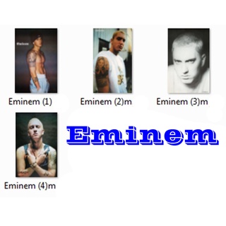 โปสเตอร์ Eminem (4แบบ) เอ็มมิเน็ม วง ดนตรี แร็ปเปอร์ อเมริกา รูป ภาพ ติดผนัง สวยๆ poster (88x60และ76x52 ซม.โดยประมาณ)