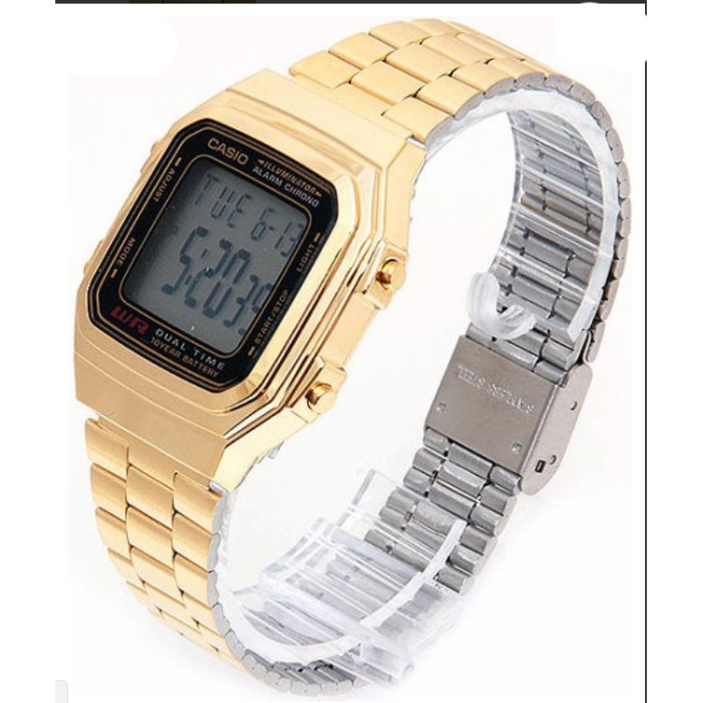 casio-digital-นาฬิกาข้อมือผู้หญิง-ผู้ชาย-รุ่น-a178wga-1a-gold-สีทอง-ขายดี-เป็นที่นิยม-ของแท้ประกัน1ปี