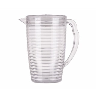 เหยือกน้ำพลาสติก เหยือกน้ำมีลอน PIONEER ขนาด 1.94 ลิตร เหยือกน้ำดื่ม PITCHER PIONEER 1.94L PLASTIC CLEAR