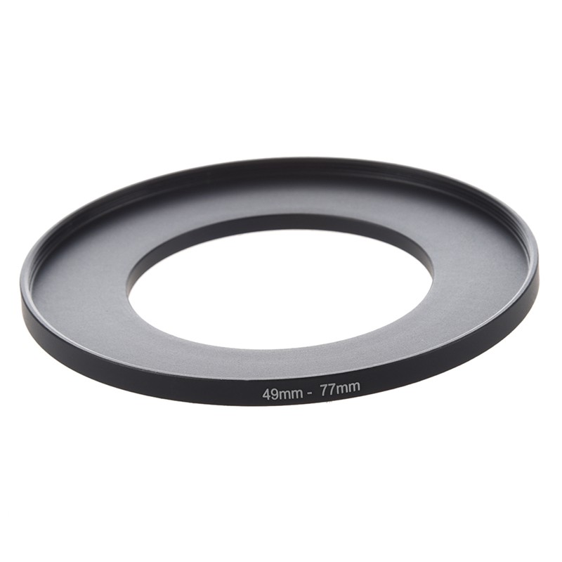 ภาพหน้าปกสินค้าCamera Lens Filter Step Up Ring 49mm-77mm Adapter Black จากร้าน ituoxiaodrt.8.th บน Shopee