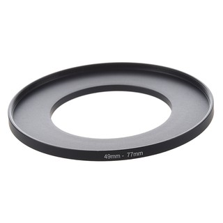 ภาพหน้าปกสินค้า👠Camera Lens Filter Step Up Ring 49mm-77mm Adapter Black ที่เกี่ยวข้อง