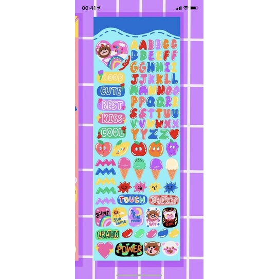Tiny Sticker สติ้กเกอร์ชิ้นเล็ก | Shopee Thailand