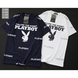 ==PLAYBOY==เสื้อยืดเพลบอย งานสกรีนเต็มตัว สกรีนแน่นๆ ผ้าคอตตอน💯% ผ้านิ่ม ใส่สบาย ใส่ได้ชาย-หญิง