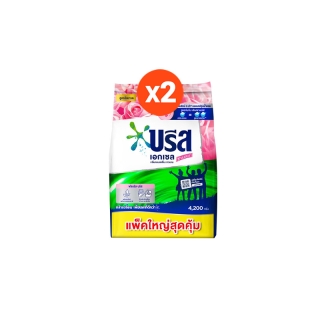 บรีส ผงซักฟอก เอ็กเซล คอมฟอร์ท 4 กิโลกรัม X2 Breeze Detergent Comfort 4 Kg X2