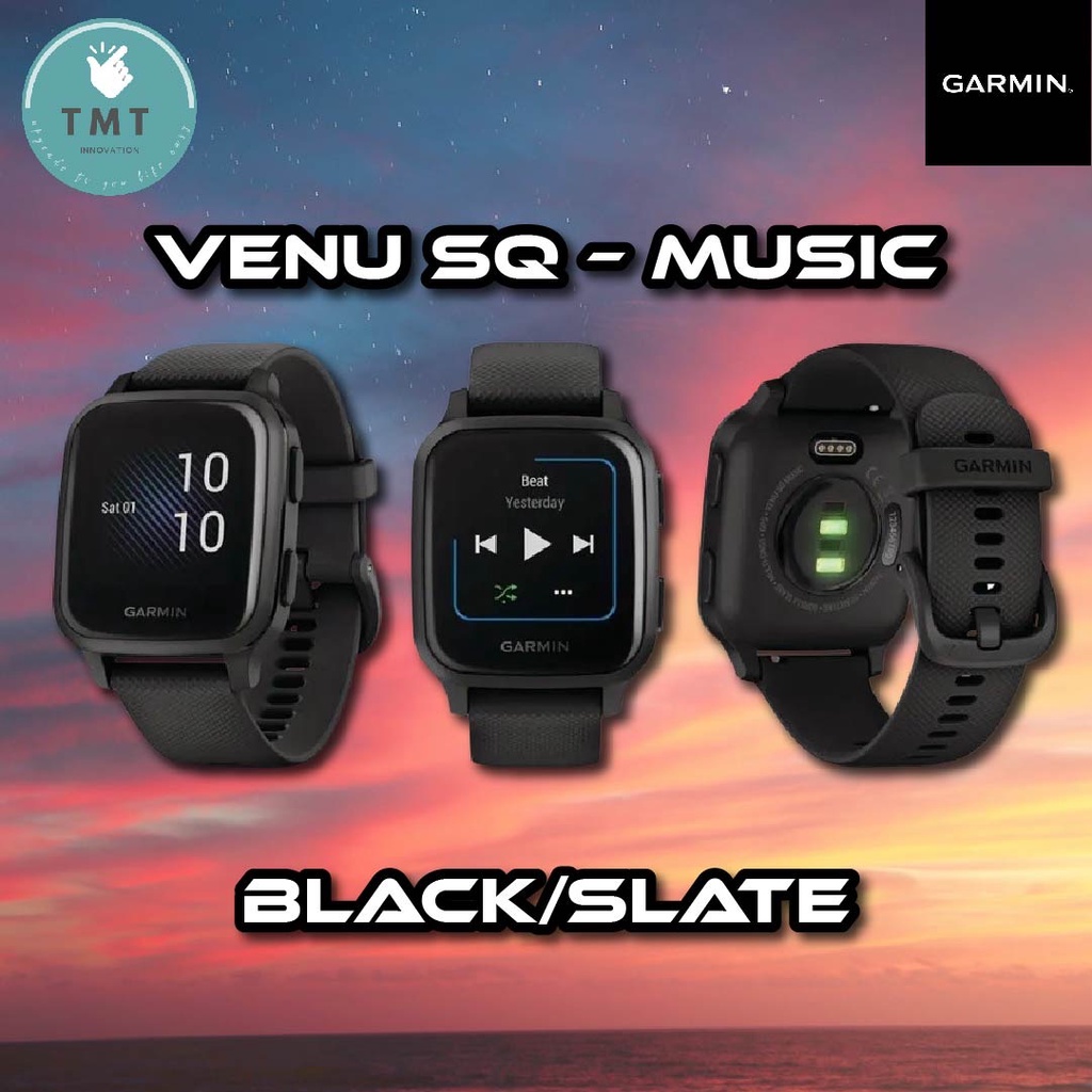Garmin Venu SQ Music นาฬิกามี GPS วัด Pulse Ox , HR ,ความเครียด รองรับ