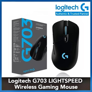 ภาพหน้าปกสินค้า⚡️เมาส์เกมมิ่งไร้สาย⚡️ Logitech G703 Lightspeed Wireless Gaming Mouse เซ็นเซอร์เกมมิ่ง HERO 25K ขั้นสูง 2y ที่เกี่ยวข้อง