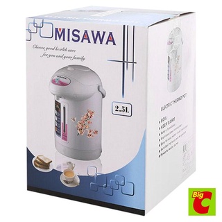 MISAWA มิซาว่า กระติกน้ำร้อนไฟฟ้า 2.5 ล. รุ่น KT-289MISAWA Misawa electric hot pot 2.5 liters model KT-289