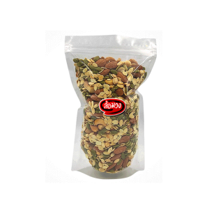 โปรโมชั่น : ธัญพืชรวม 4 ชนิด อบไม่ใช้น้ำมัน by ล้อมวง RomWong มะม่วงหิมพานต์ อัลมอนด์ เมล็ดฟักทอง เม็ดแตงโม ถั่วรวม