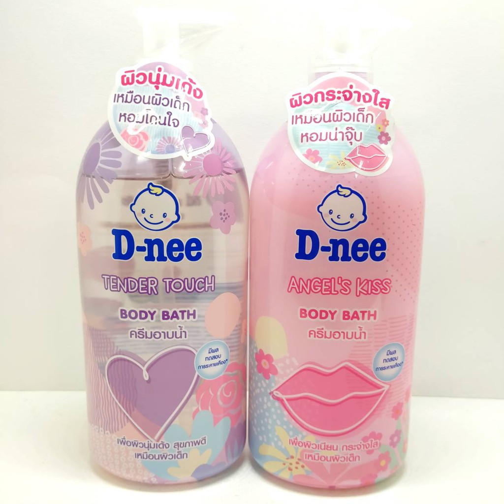 d-nee-ดีนี่-แอนเจิล-คิส-ครีมอาบน้ำ-450-มล-ขวดสีชมพู-หอมมาก