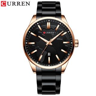 CURREN Creative Design Dial Quartz Watch Stainless Steel Clock Male Business Mens Watch with Date Fashion Gift Hombres