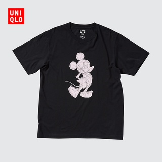 Uniqlo เสื้อยืดแขนสั้น พิมพ์ลาย MICKEY สําหรับผู้ชาย และผู้หญิง (UT) 447180