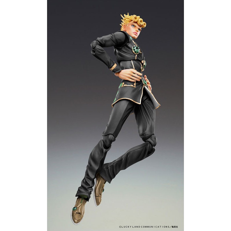 pre-order-มัดจำ-super-action-jojos-bizarre-adventure-part-5-giorno-giovanna-ver-black-โมเดล-ของแท้-ล๊อต-jp