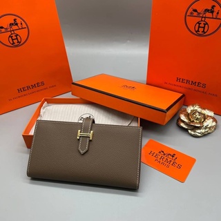 Hermes wallet Grade Vip Size 19 cm  อปก.Fullboxset