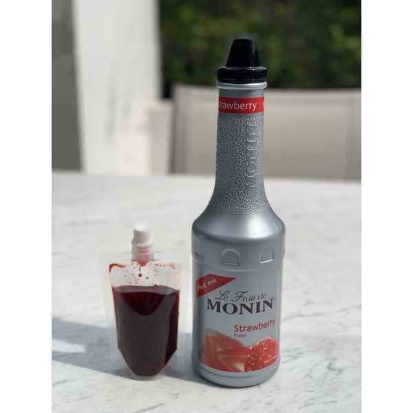 Monin Fruit mix แบ่งขาย (yuzu, peach, strawberry, rasberry,passionfruit ...