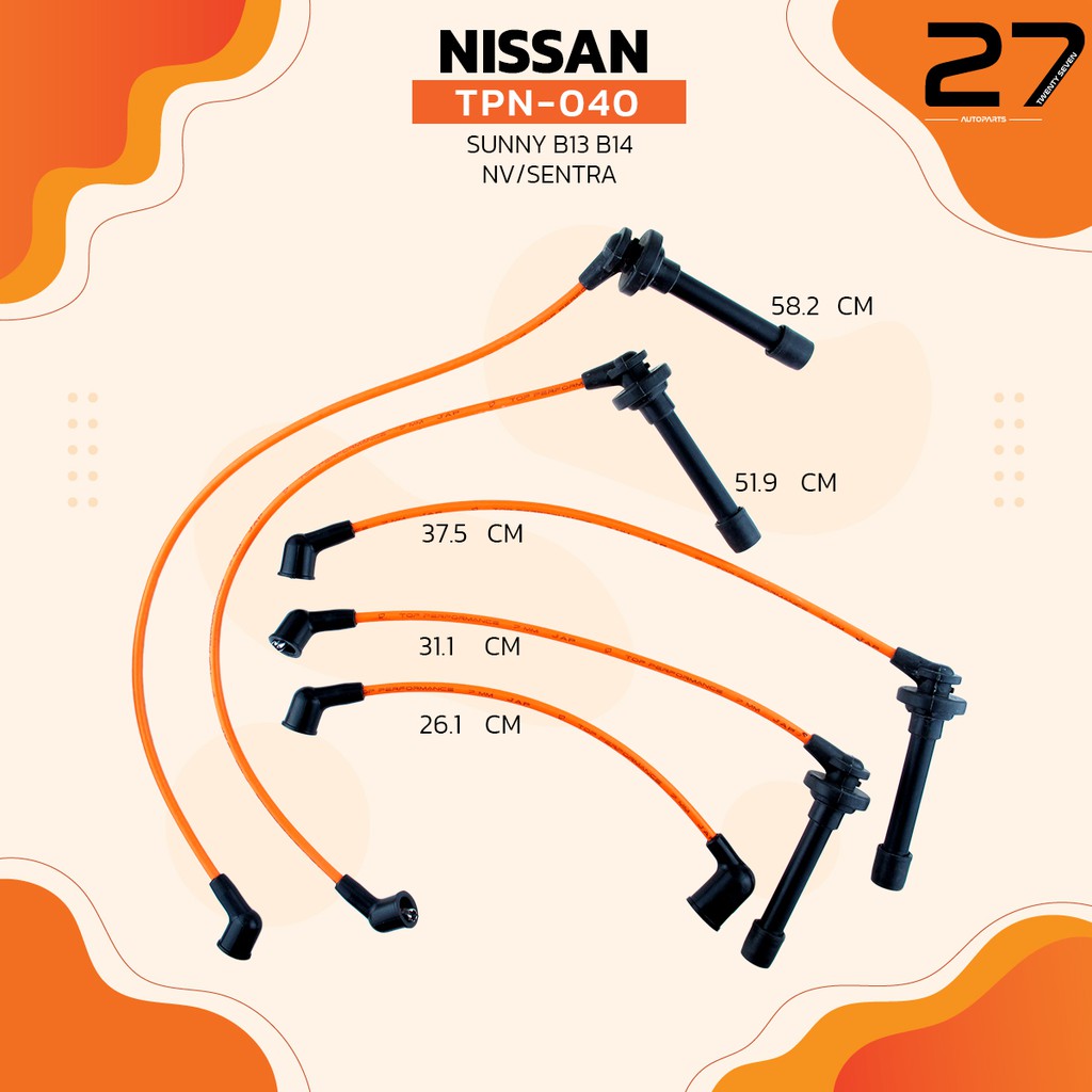 สายหัวเทียน-nissan-sunny-b13-b14-nv-sentra-เครื่อง-ga15-ga16d-s-tpn-040-top-performance-made-in-japan