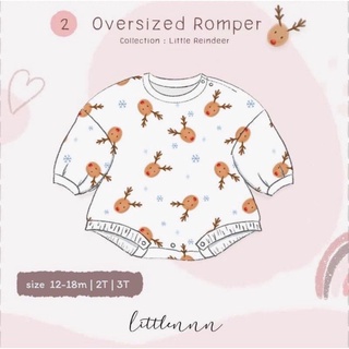 Littlennn Oversize Romper แบบน้องโนล่า 3Tใหม่ซักเก็บ พร้อมส่ง